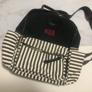Henri Bendel Classic Stripe Backpack- NEVER CARRIE